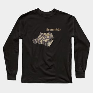 Brummbär German WW2 Armored Infantry Support Gun Long Sleeve T-Shirt